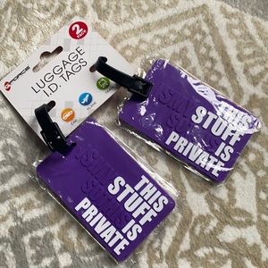 NWT Luggage Tags